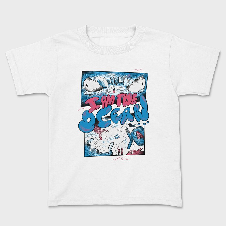 Ocean Creatures 07, Kids' T-Shirt