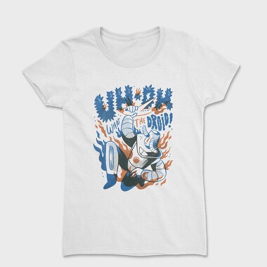 Women's T-Shirt, Robot Invasion 03