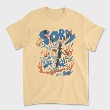 Robot Invasion 04, Unisex Men's T-Shirt