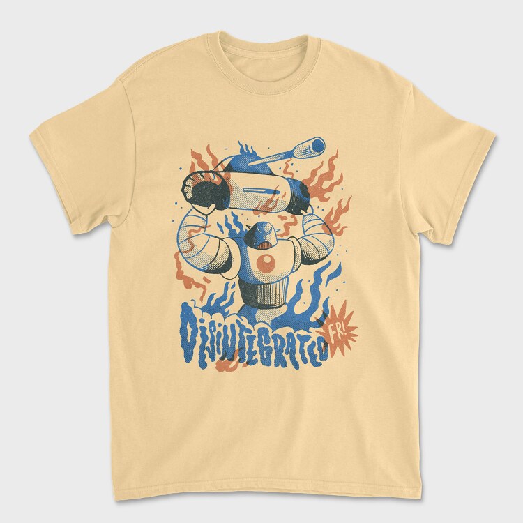 Robot Invasion 05, Unisex Men's T-Shirt