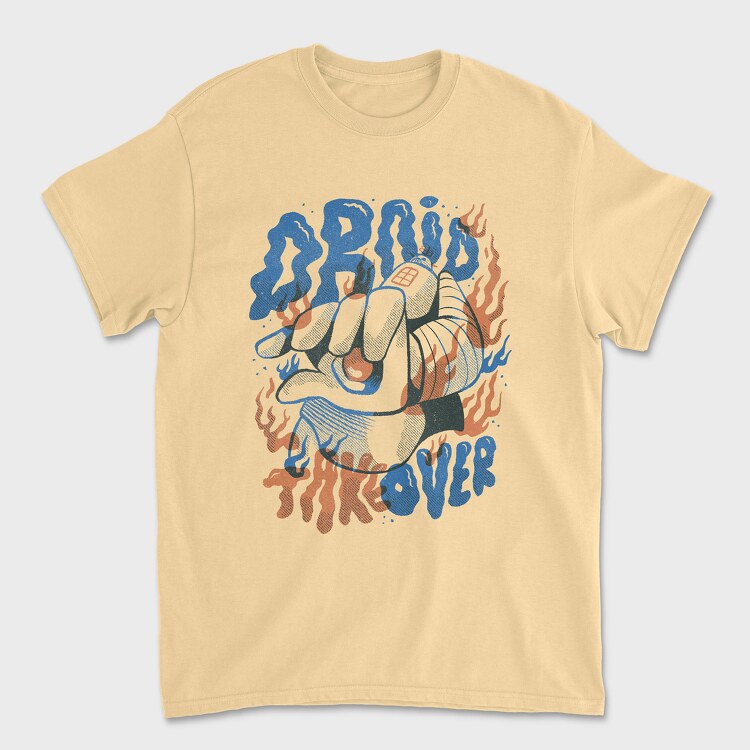 Robot Invasion 07, Unisex Men's T-Shirt