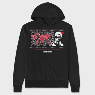 Stop War, Unisex Men's Hoodie