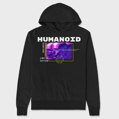 Humanoid, Unisex Men's Hoodie