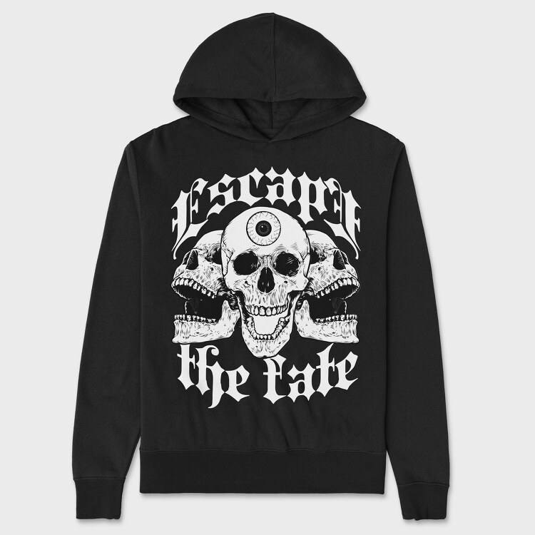 Escape the Fate Skulls, Унисекс Мъжко Суичър