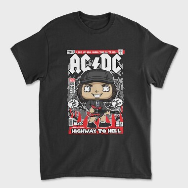 Angus Young ACDC, Unisex Men's T-Shirt