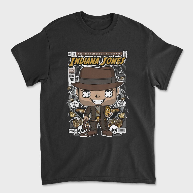 Indiana Jones, Унисекс Мъжка Тениска