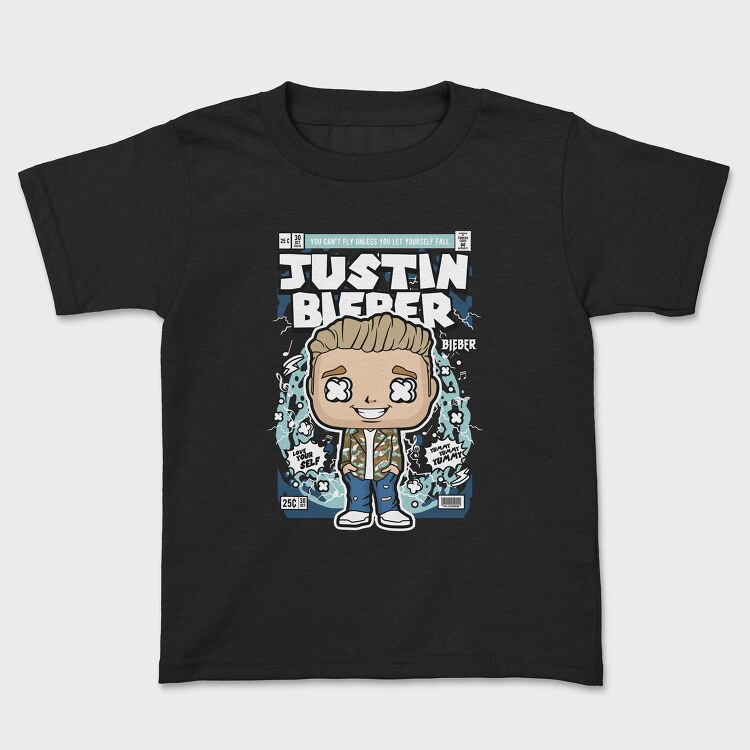 Justin Bieber, Kids' T-Shirt