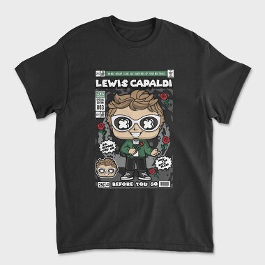 Lewis Capaldi, Unisex Men's T-Shirt