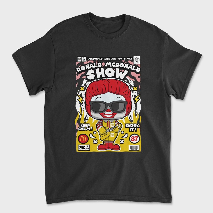 Ronald Mcdonald, Unisex Men's T-Shirt