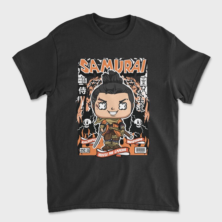 Samurai 3, Unisex Men's T-Shirt