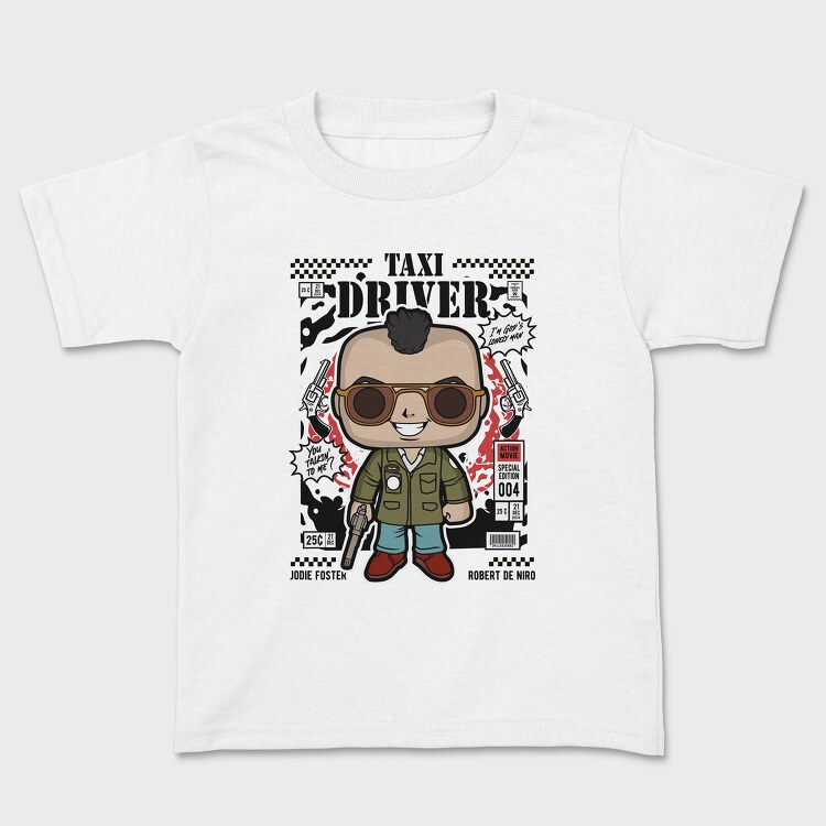 Taxi Driver Robert De Niro, Kids' T-Shirt