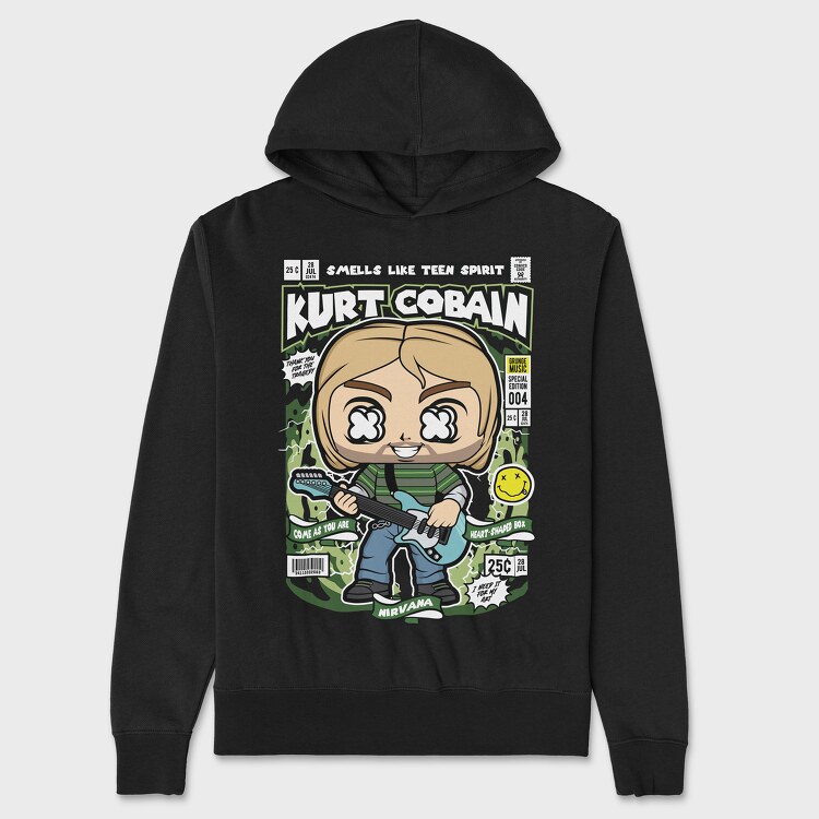 Kurt Cobain, Унисекс Мъжко Суичър
