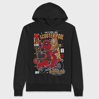 Deadpool Scooter, Унисекс Мъжко Суичър
