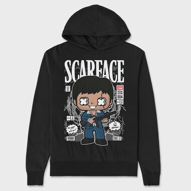 Scarface Tony Montana, Unisex Men's Hoodie