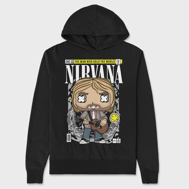 Унисекс Мъжко Суичър, Nirvana Kurt Cobain