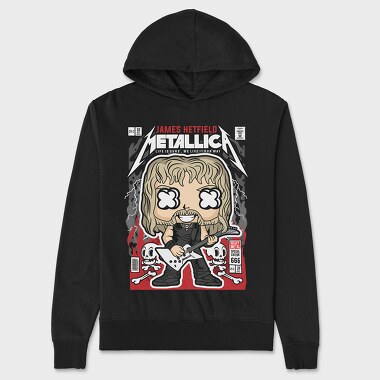 James Hetfield Metallica, Unisex Men's Hoodie