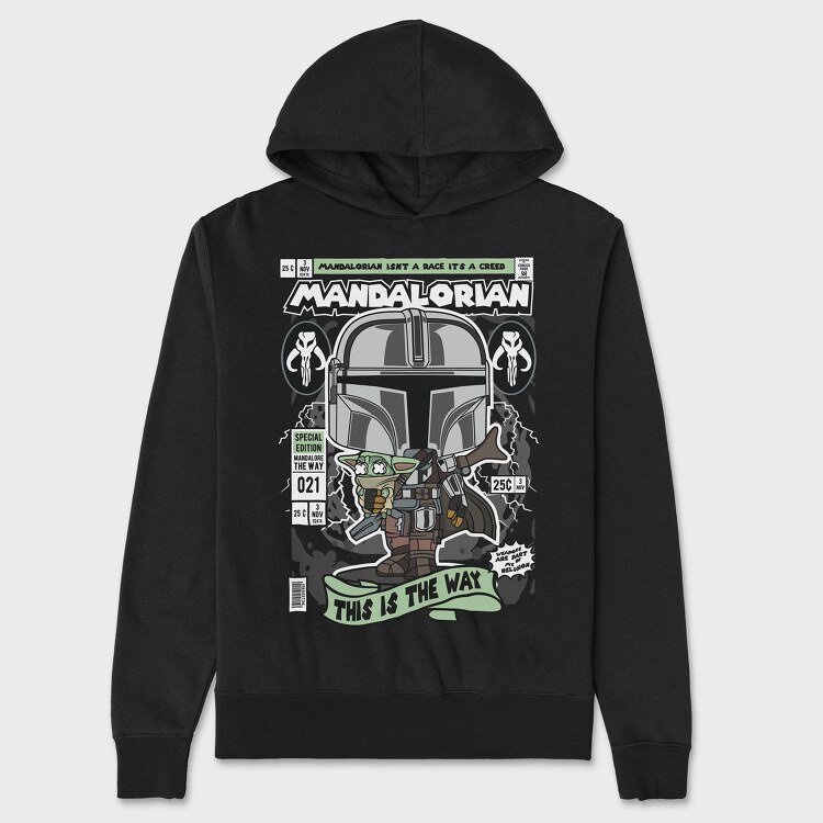 Mandalorian, Unisex Men's Hoodie