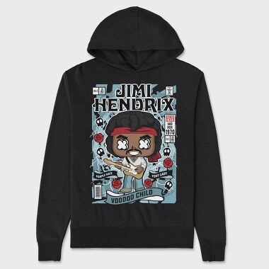 Jimmy Hendrix, Unisex Men's Hoodie