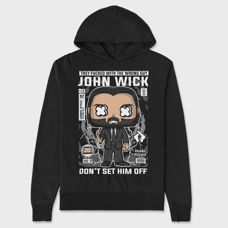 John Wick, Унисекс Мъжко Суичър