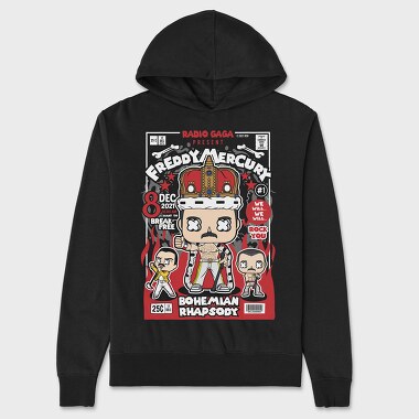 Freddy Mercury 2, Unisex Men's Hoodie