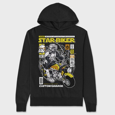 Starbiker, Unisex Men's Hoodie