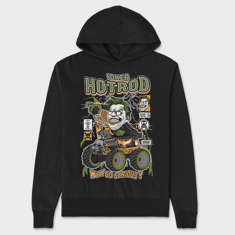 Joker Hotrod, Unisex Men's Hoodie
