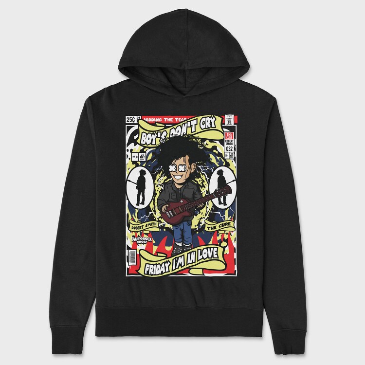 Robert Smith The Cure, Unisex Men's Hoodie