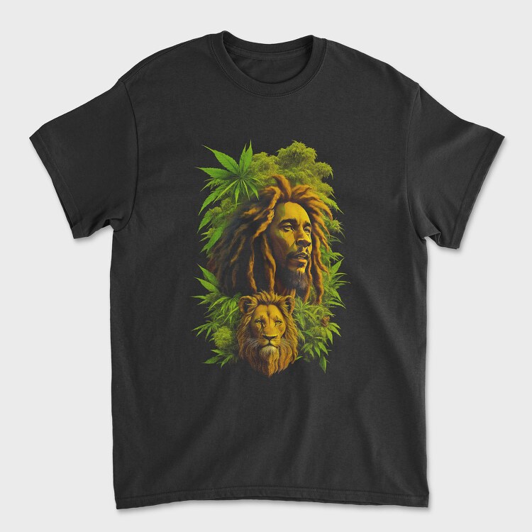 Bob Marley 3, Unisex Men's T-Shirt