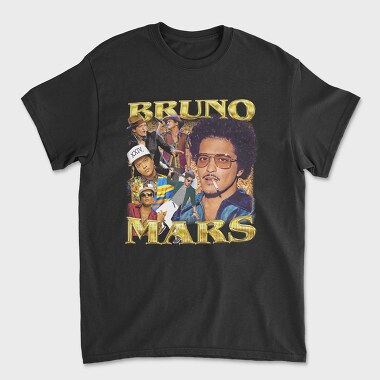 Bruno Mars, Unisex Men's T-Shirt