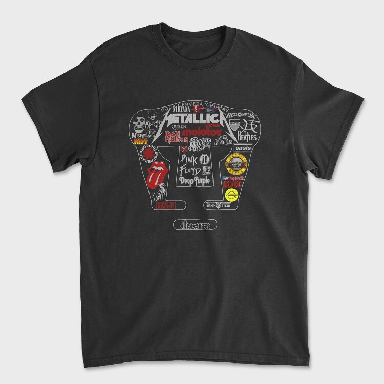 Rock Bands, Unisex Men's T-Shirt