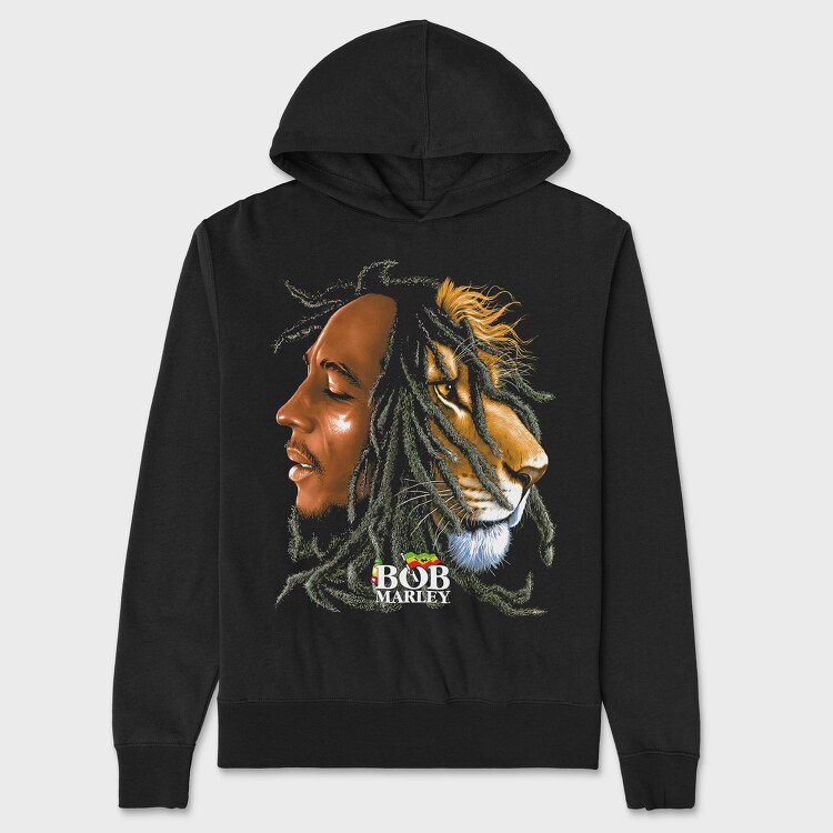 Bob Marley 5, Unisex Men's Hoodie