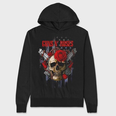 Guns N Roses 3, Unisex Men's Hoodie
