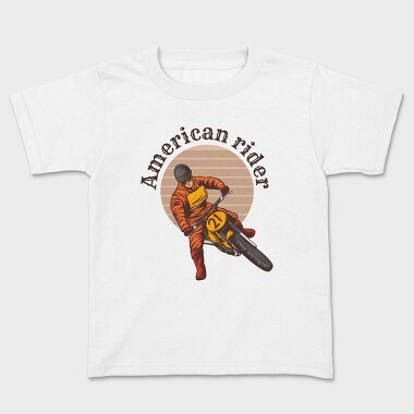 American Rider 2, Kids' T-Shirt