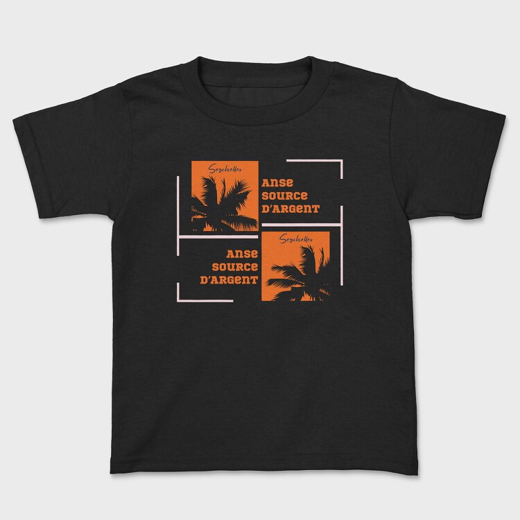 Anse Source, Kids' T-Shirt