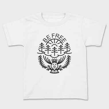 Be Free, Kids' T-Shirt