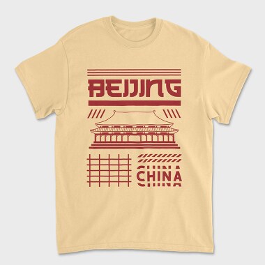 Beijing, Unisex Men's T-Shirt