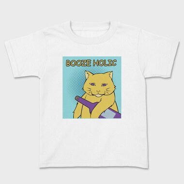 Booze Holic, Kids' T-Shirt