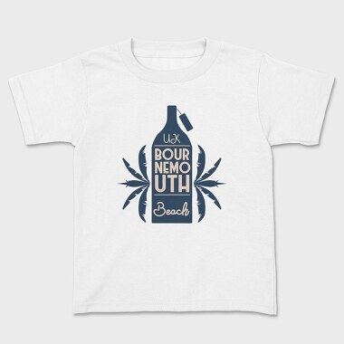 Bournemouth Beach, Kids' T-Shirt