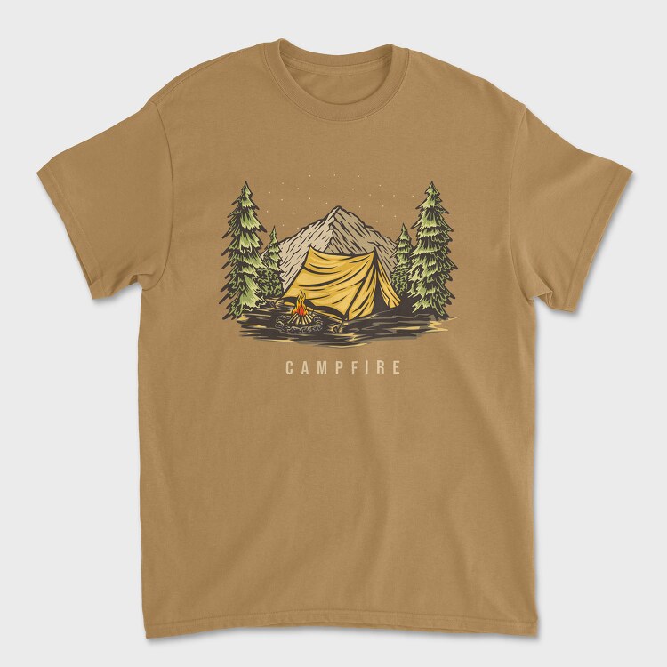 Campfire 3, Унисекс Мъжка Тениска