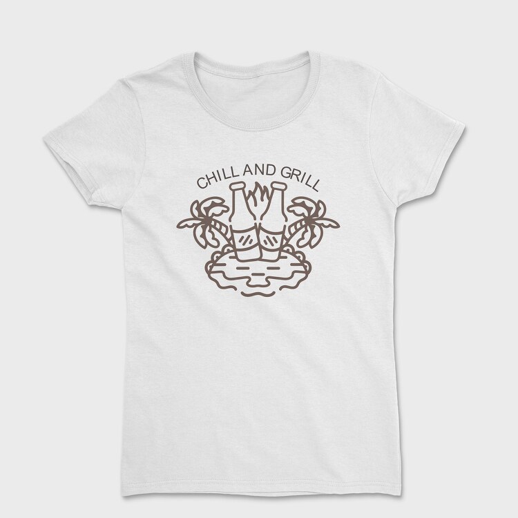 Chill and Grill, Women's T-Shirt
