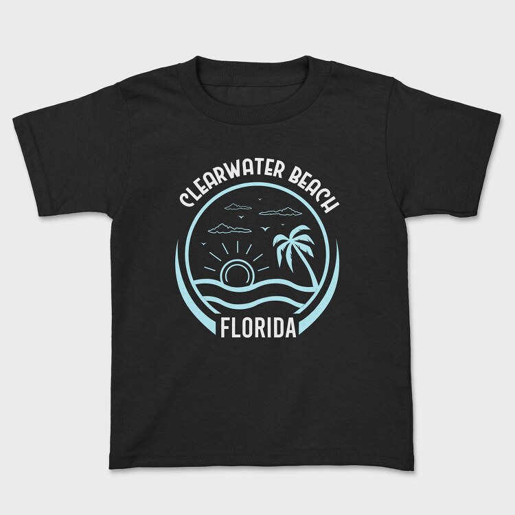 Clearwater Beach, Kids' T-Shirt
