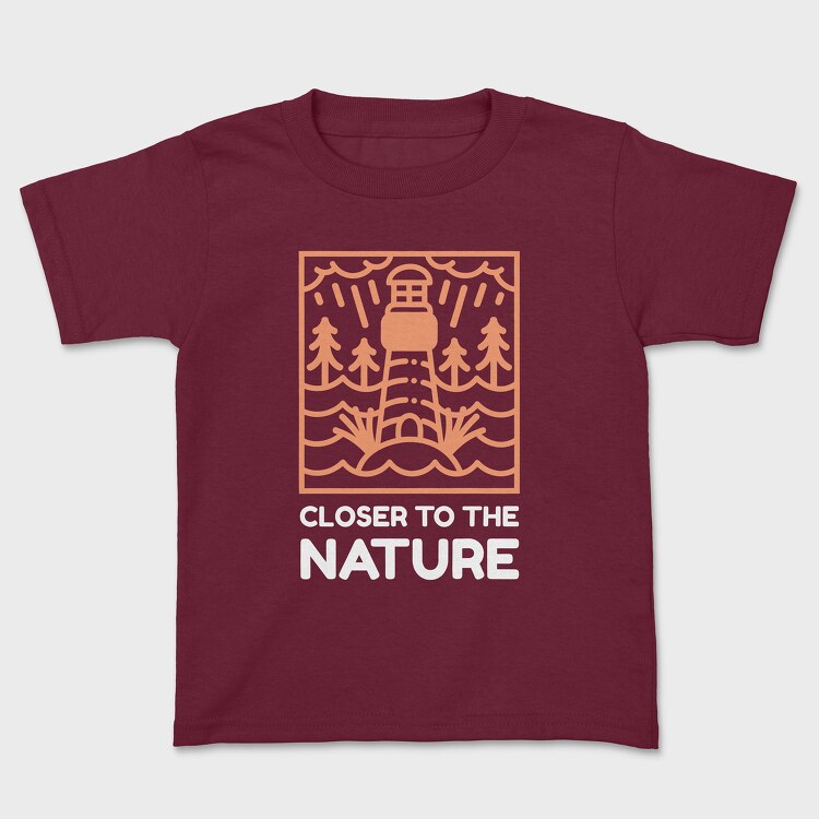Closer to the Nature, Kids' T-Shirt