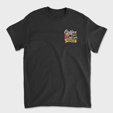 Coffee Filled With Friendship, Unisex Men's T-Shirt