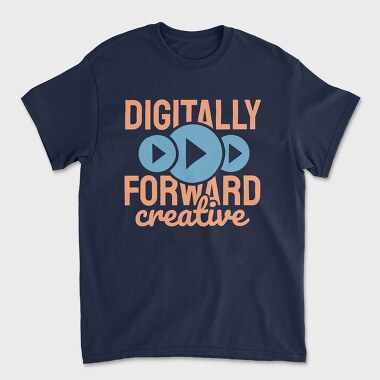 Digitally Forward Creative, Unisex Men's T-Shirt