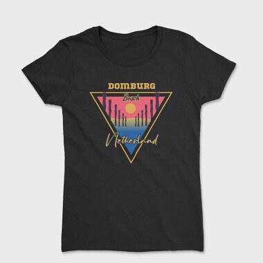 Domburg Beach, Women's T-Shirt