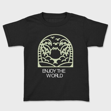 Enjoy the World, Kids' T-Shirt