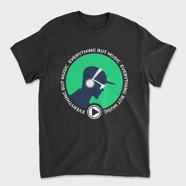 Everything but Music, Unisex Men's T-Shirt