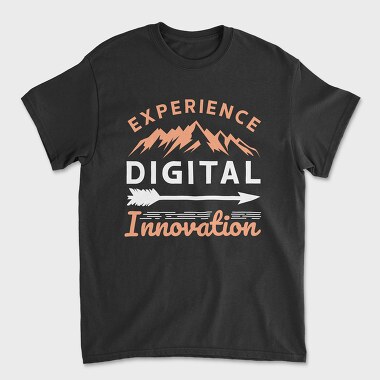 Experience Digital Innovation, Unisex Men's T-Shirt
