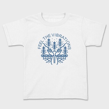Feel the Vibrations, Kids' T-Shirt