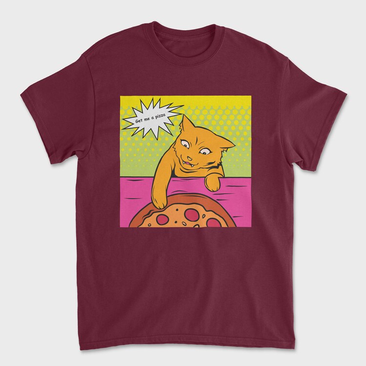 Get Me a Pizza, Унисекс Мъжка Тениска
